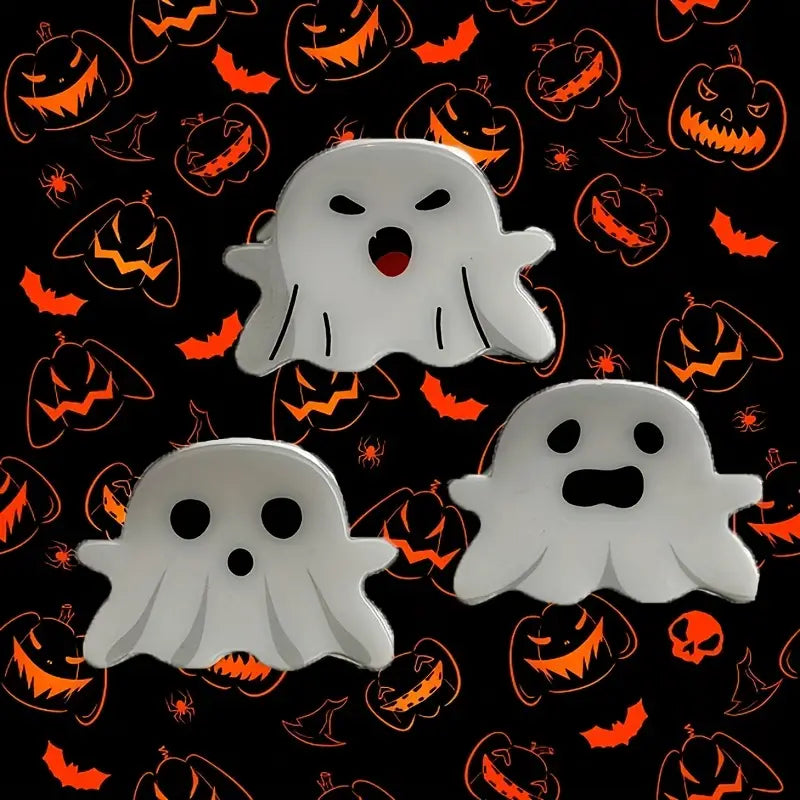 Halloween Ghost Hair Claw Clip