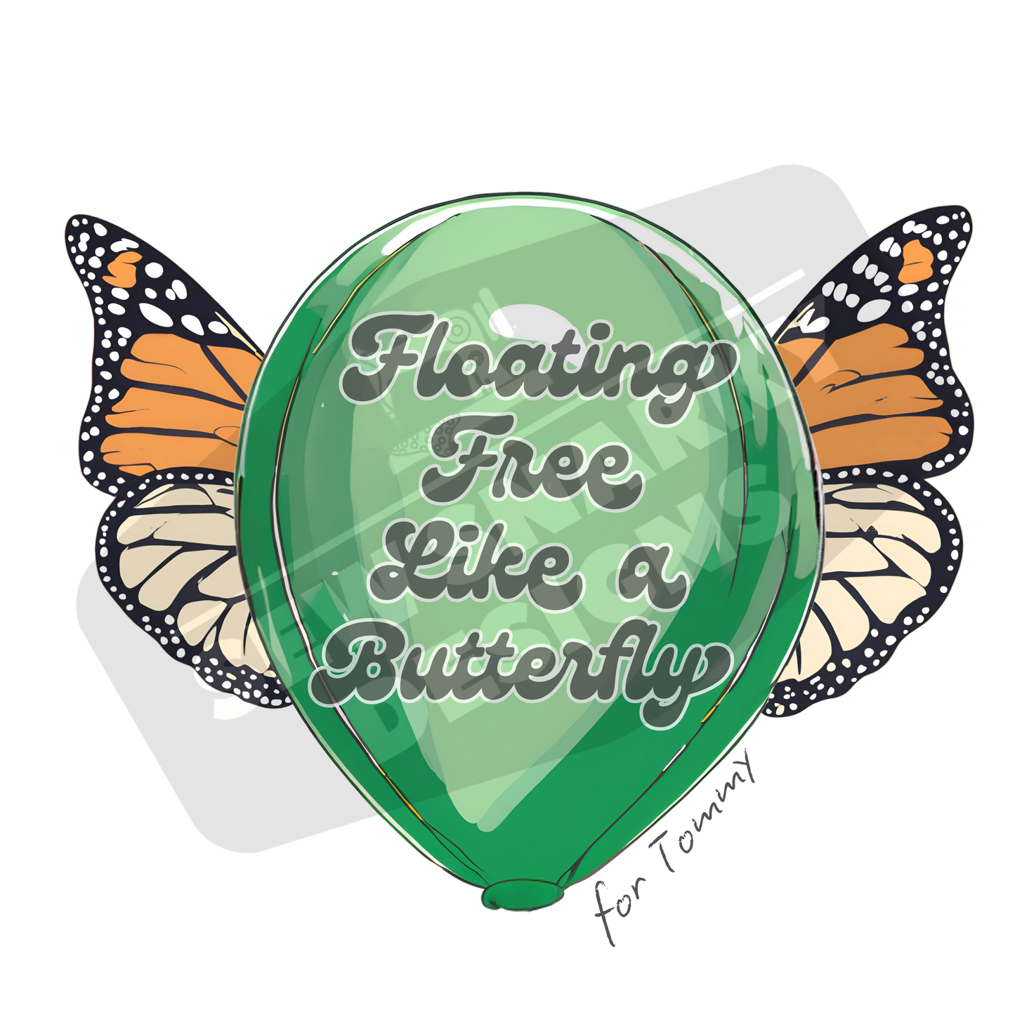 Tommy’s Green Balloon/Butterfly Tribute Tee 💚💚