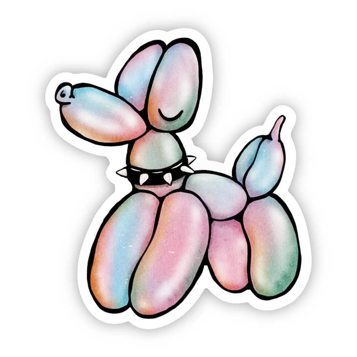 Punk Balloon Dog Sticker