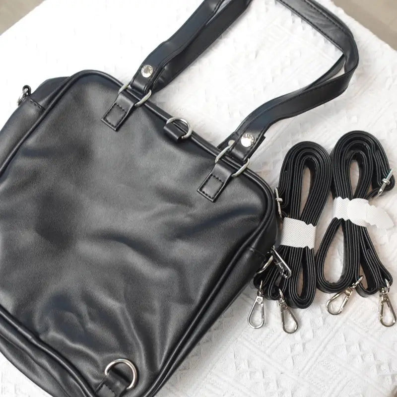 Convertible Pin Display Bag - Backpack, Crossbody or Shoulder Bag