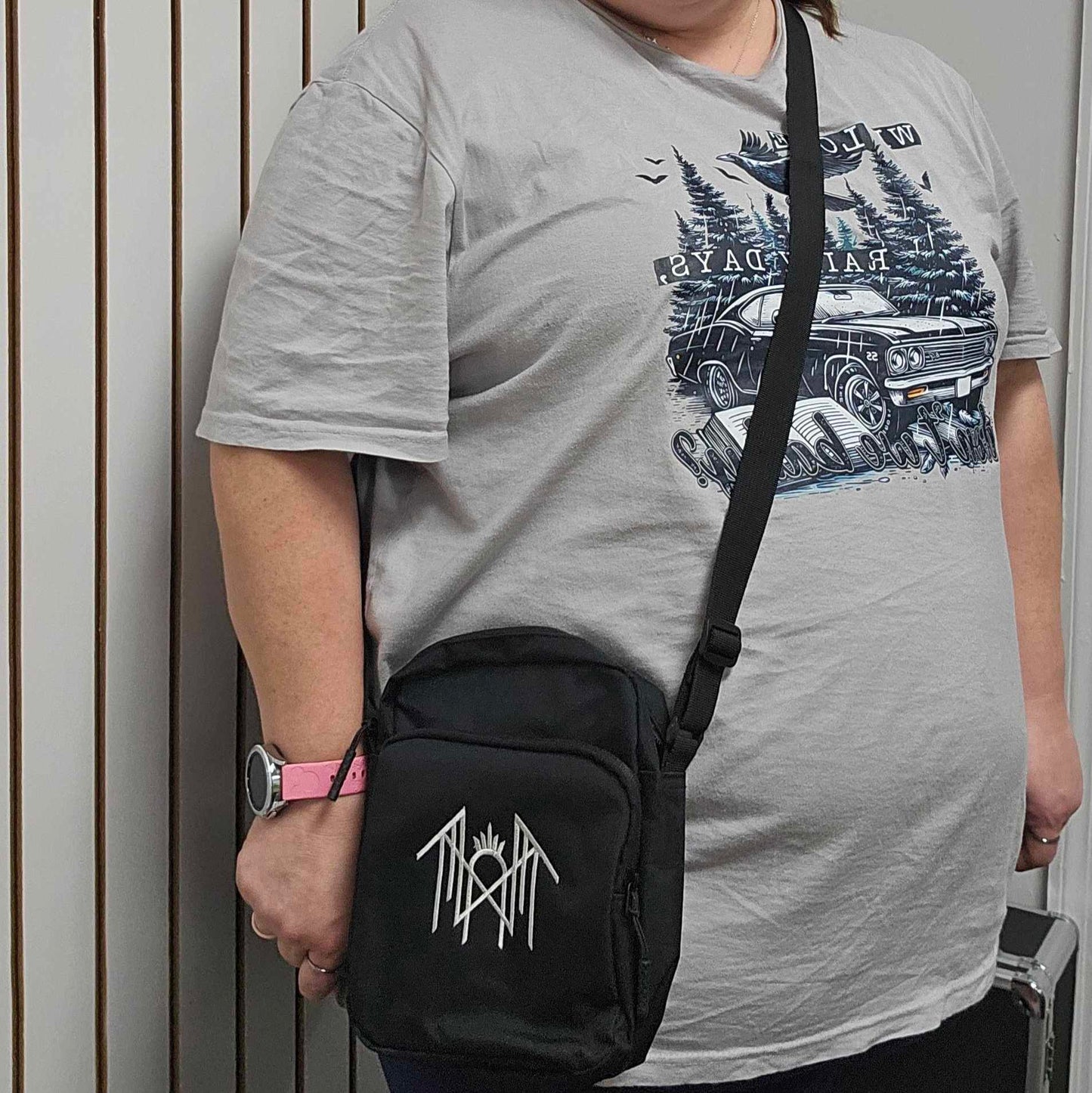 ST Logo Embroidered Crossbody Bag