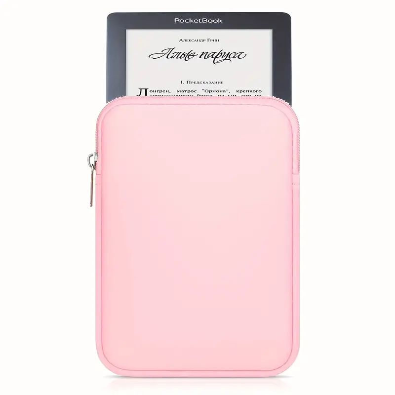 Custom Kindle Paperwhite & Kobo E-Reader Sleeve – Soft Nylon Case, 6" & 6.8" Sizes – Stylish Protective Cover with Zipper Closure