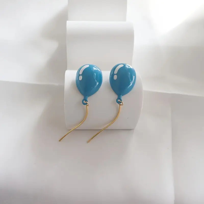 Whimsical Balloon Drop Earrings