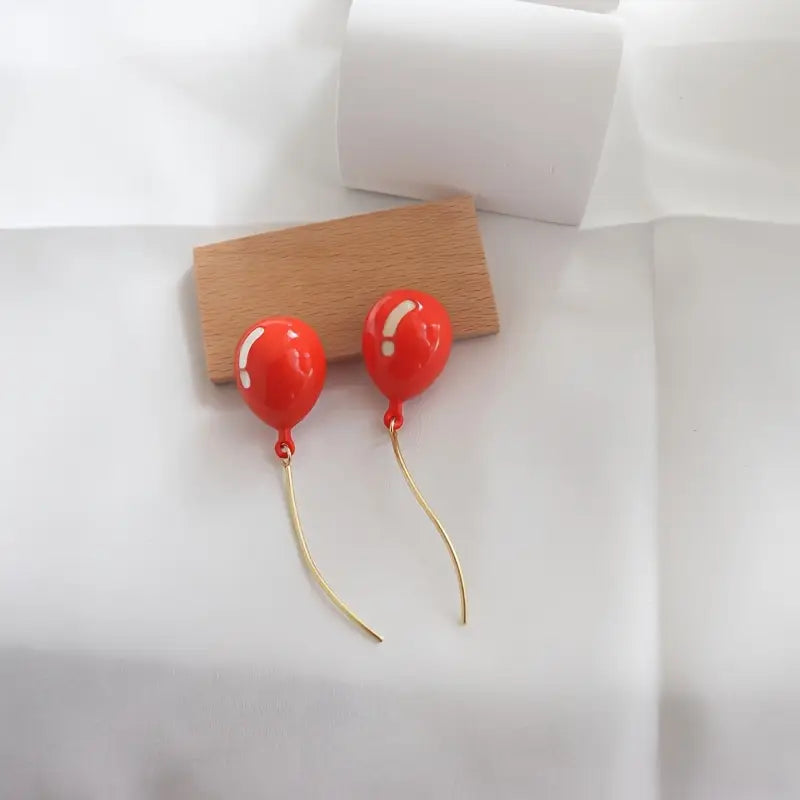 Whimsical Balloon Drop Earrings