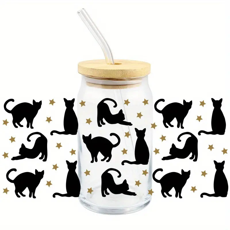 Black Cat Libbey Glass