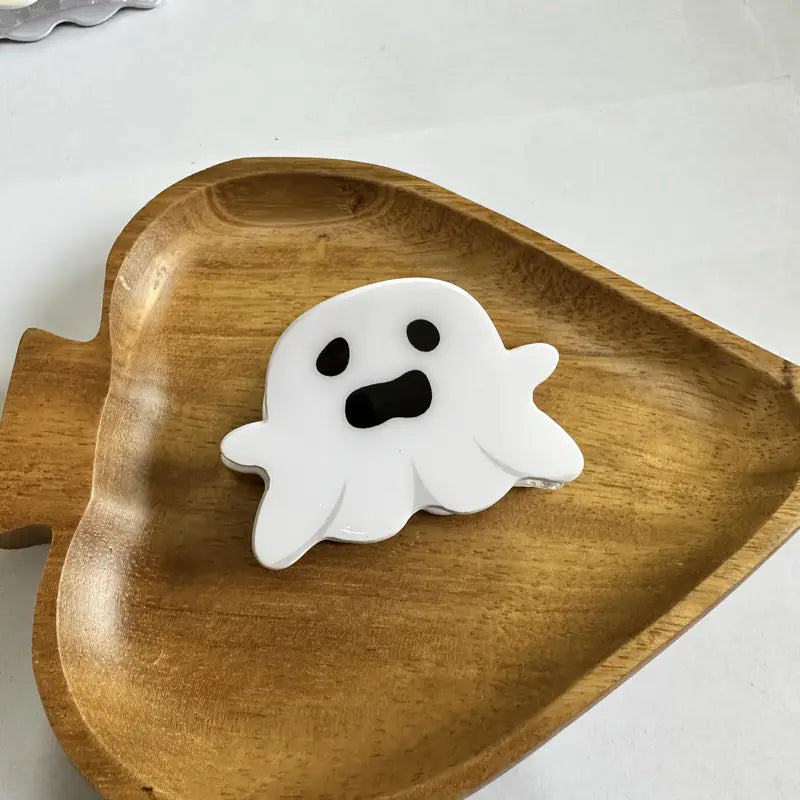 Halloween Ghost Hair Claw Clip