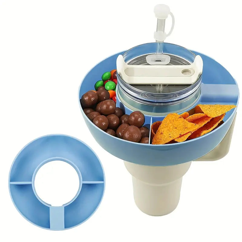 Plastic Snack Bowl | Portable Snack Tray | Cup Accessories | For 40Oz Tumbler With Handle,