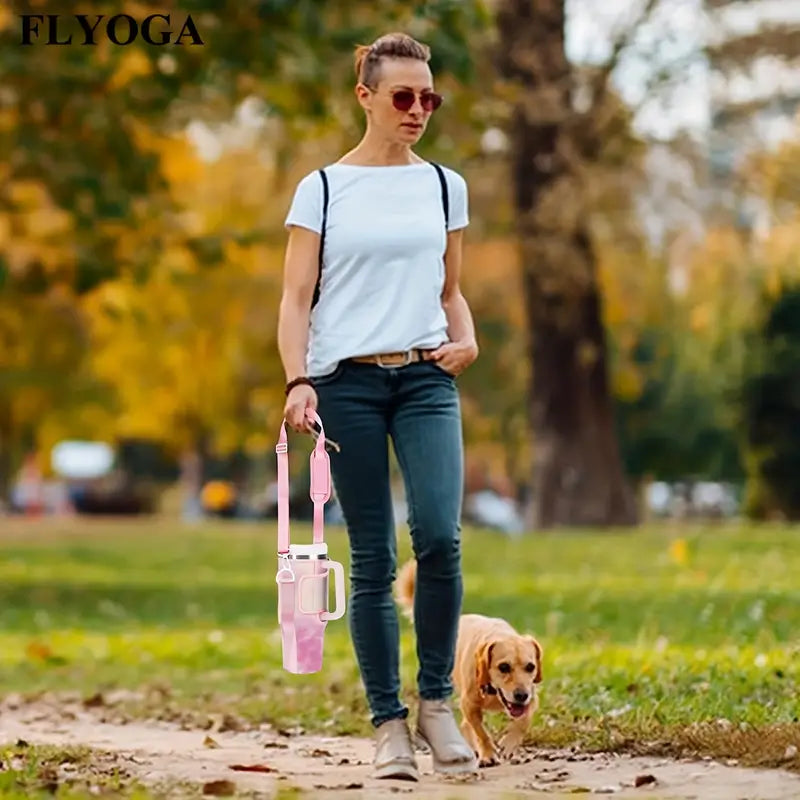 40oz Cup Covers with Adjustable Strap