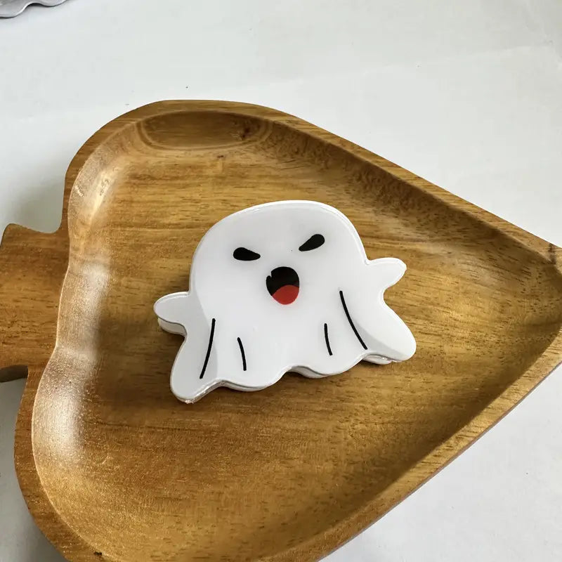 Halloween Ghost Hair Claw Clip