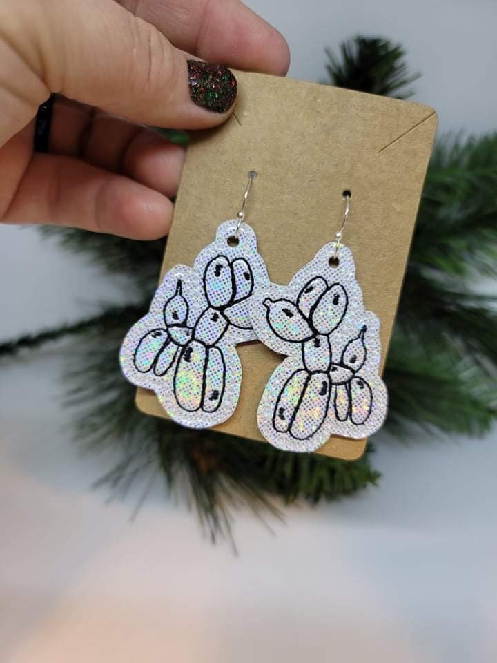 Balloon Dog Earrings - Balloon Earrings - Gifts for Her - Statement Earrings - Lightweight Earrings - Stocking Stuffer