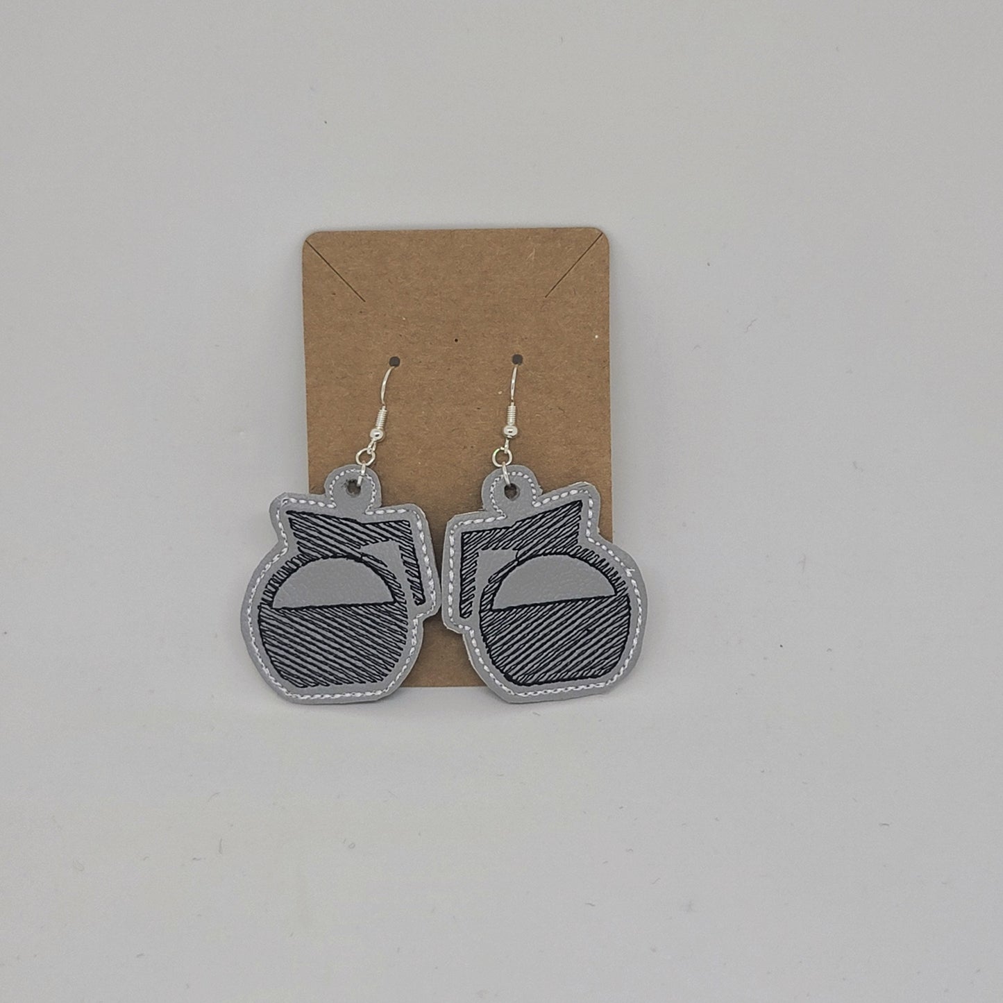 Coffee Pot Earrings - Coffee Lover - Gifts for Her - Statement Earrings - Lightweight Earrings