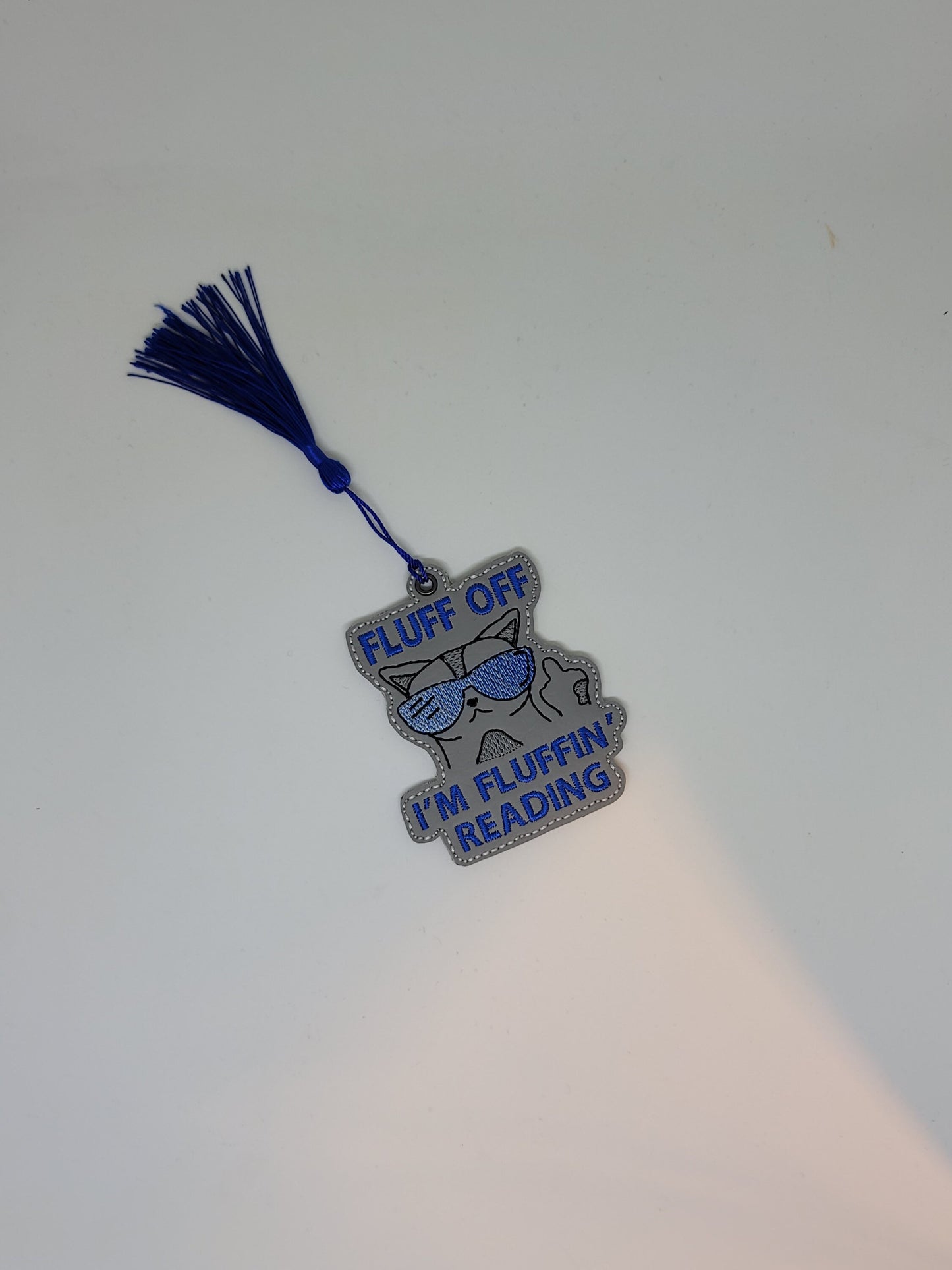 Fluff Off I’m Reading Bookmark, Cat Lover, Cat Humor, Kitty Bookmark, Kittycat