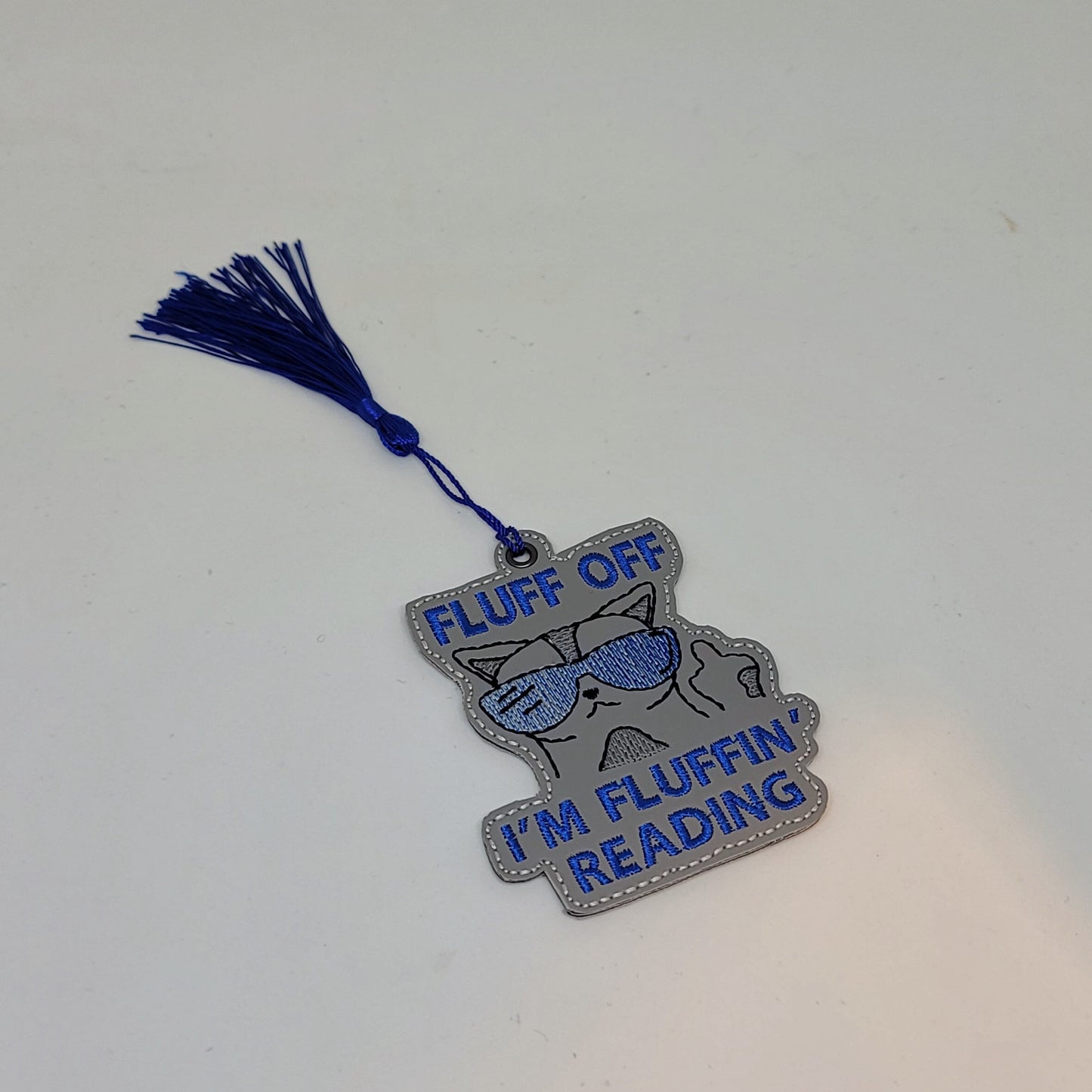 Fluff Off I’m Reading Bookmark, Cat Lover, Cat Humor, Kitty Bookmark, Kittycat