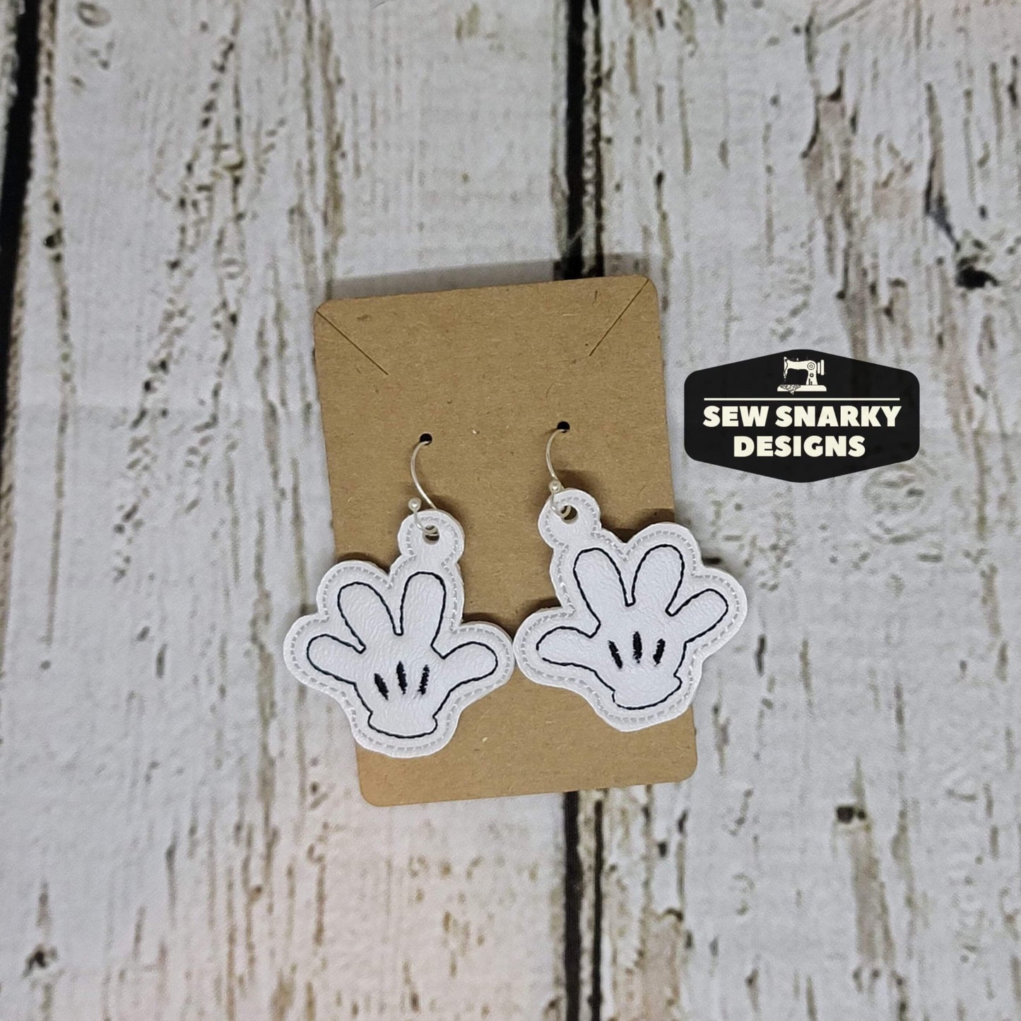 Mouse Glove Earrings - Mouse Earrings - Gifts for Her - Statement Earrings - Lightweight Earrings - Stocking Stuffer