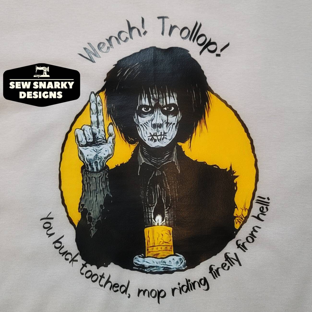 Hocus Pocus - Wench - Trollop - Billy - Halloween Shirt - Cute Halloween - Screen Print Shirt