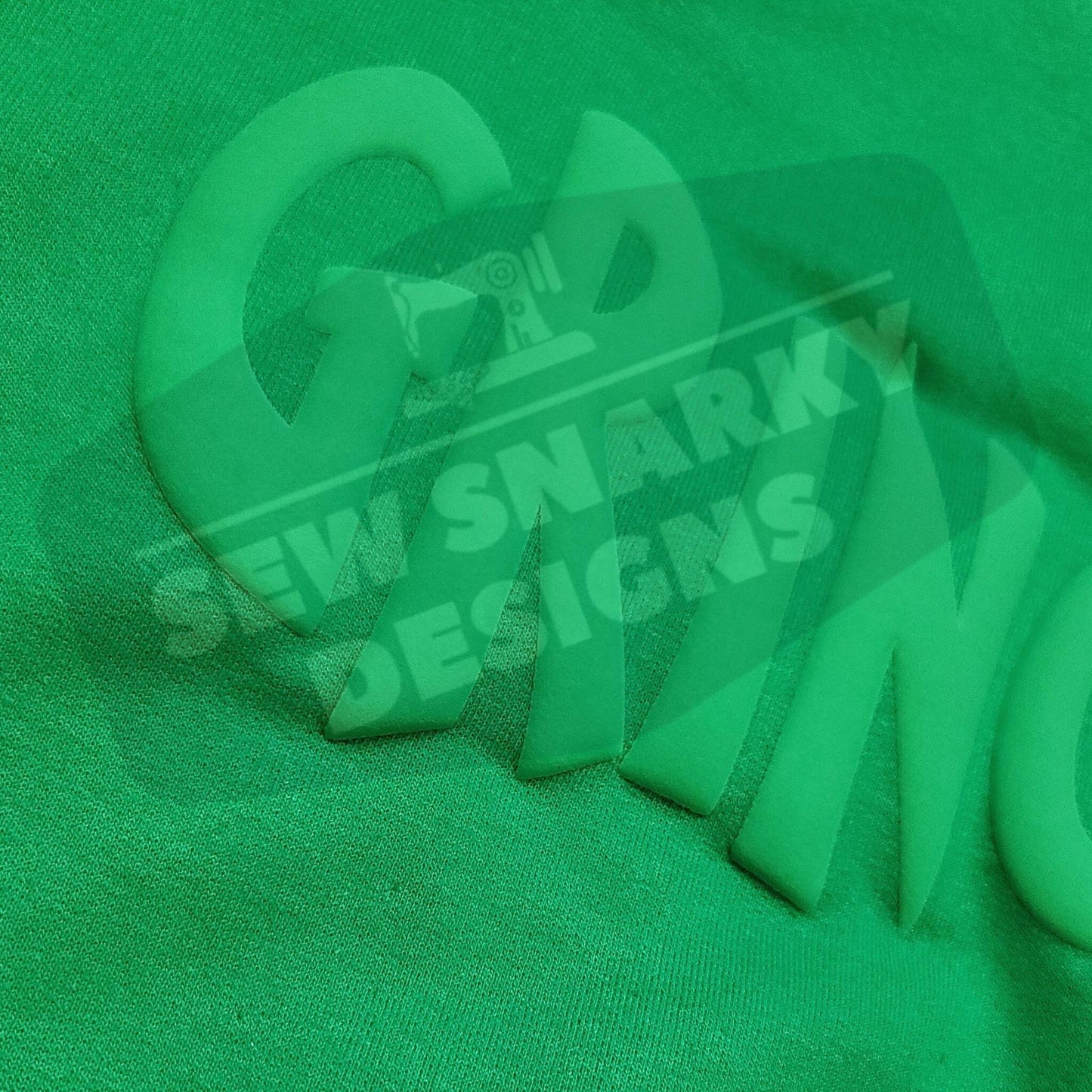 GRINCHY - Puff Print - Christmas Shirt - Funny Shirt - Puff Print Shirt