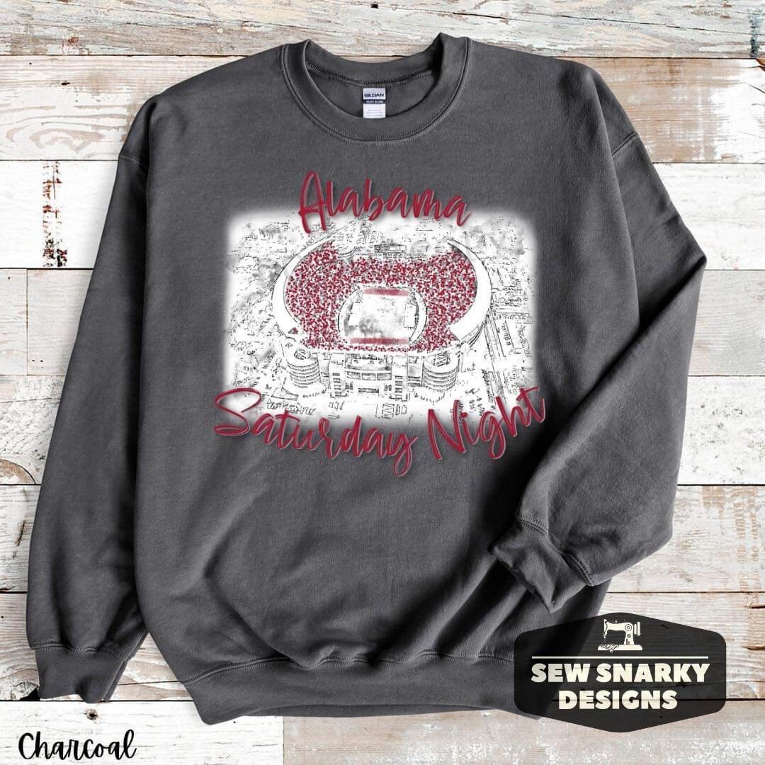 Alabama Saturday Night - Football - Print Shirt - Graphic T-Shirt