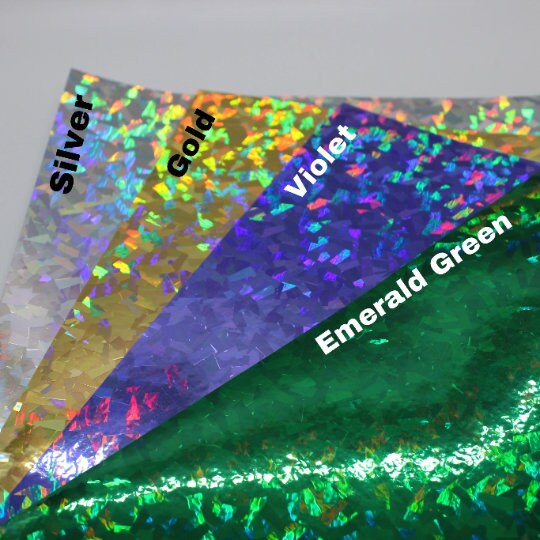 Holographic Glitter Vinyl, Outdoor Vinyl, Made in USA 12x24, 12x12 SHEETS