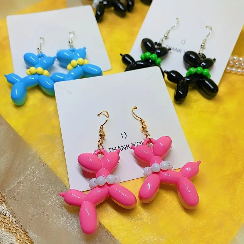 Balloon Dog Earrings