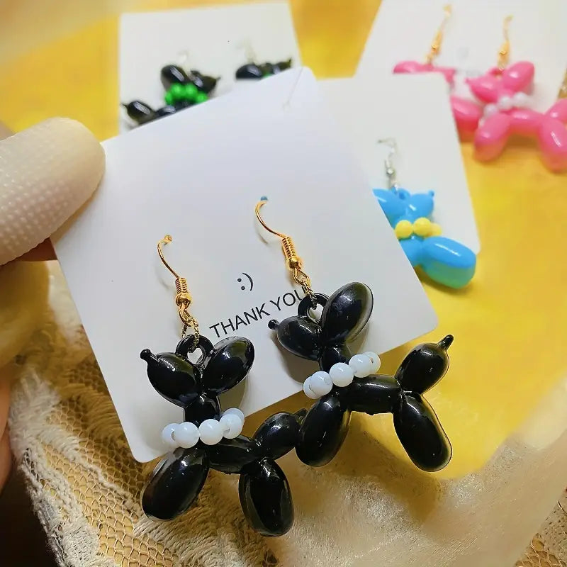 Balloon Dog Earrings