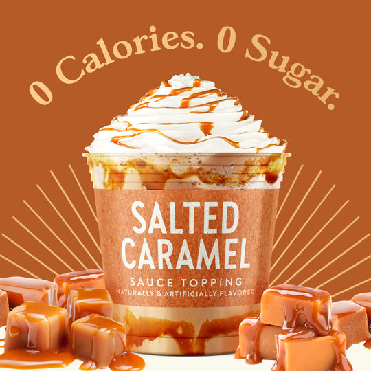 Salted Caramel Sauce - Skinny Syrup (Sugar Free)