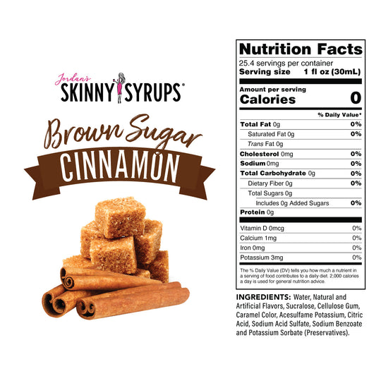 Brown Sugar Cinnamon - Skinny Syrup (Sugar Free)