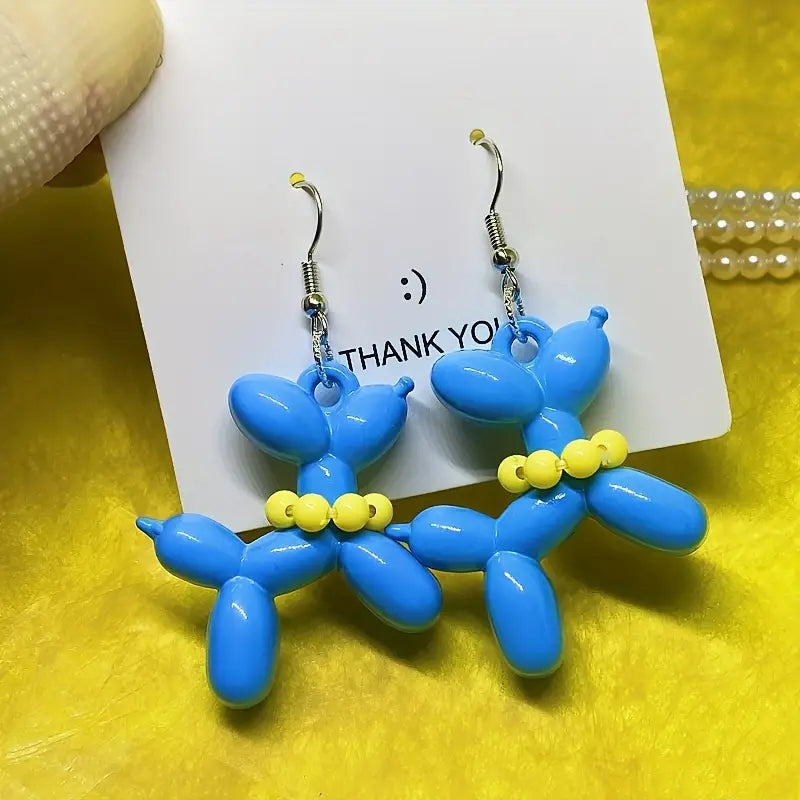 Balloon Dog Earrings