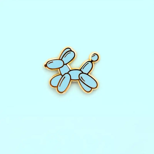 Balloon Dog (Blue) - Lapel Pin - Enamel Pin