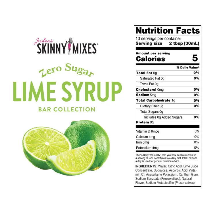 Lime Syrup - Skinny Syrup (Sugar Free)